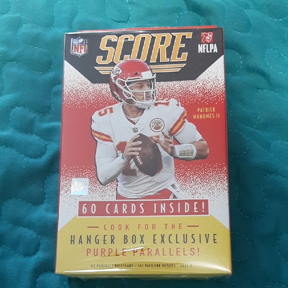 LPA Score Football Trading Cards - Purple Parallels